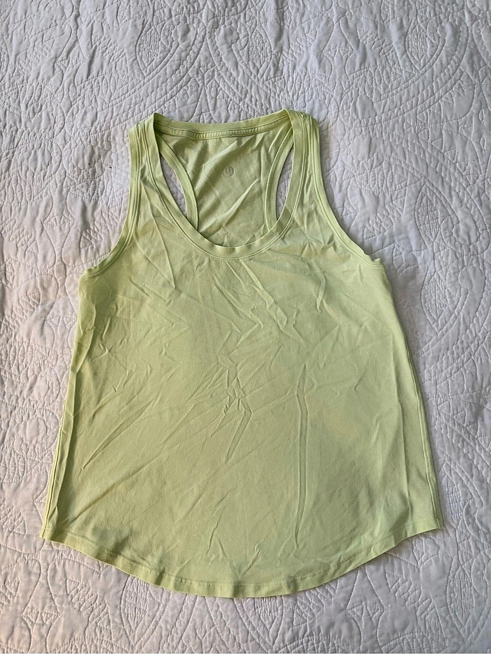 Lululemon Green Racerback Tank Top